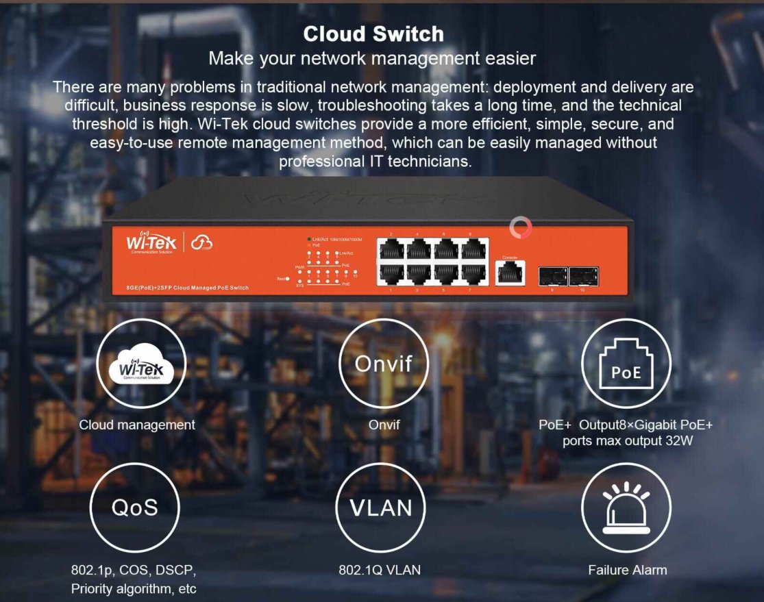 Witek_AprilChan's tweet image. Wi-Tek Cloud L2 Managed PoE Switch.

#WiTek #cloudswitch #PoEswitch #Cloudmanagedswitch
