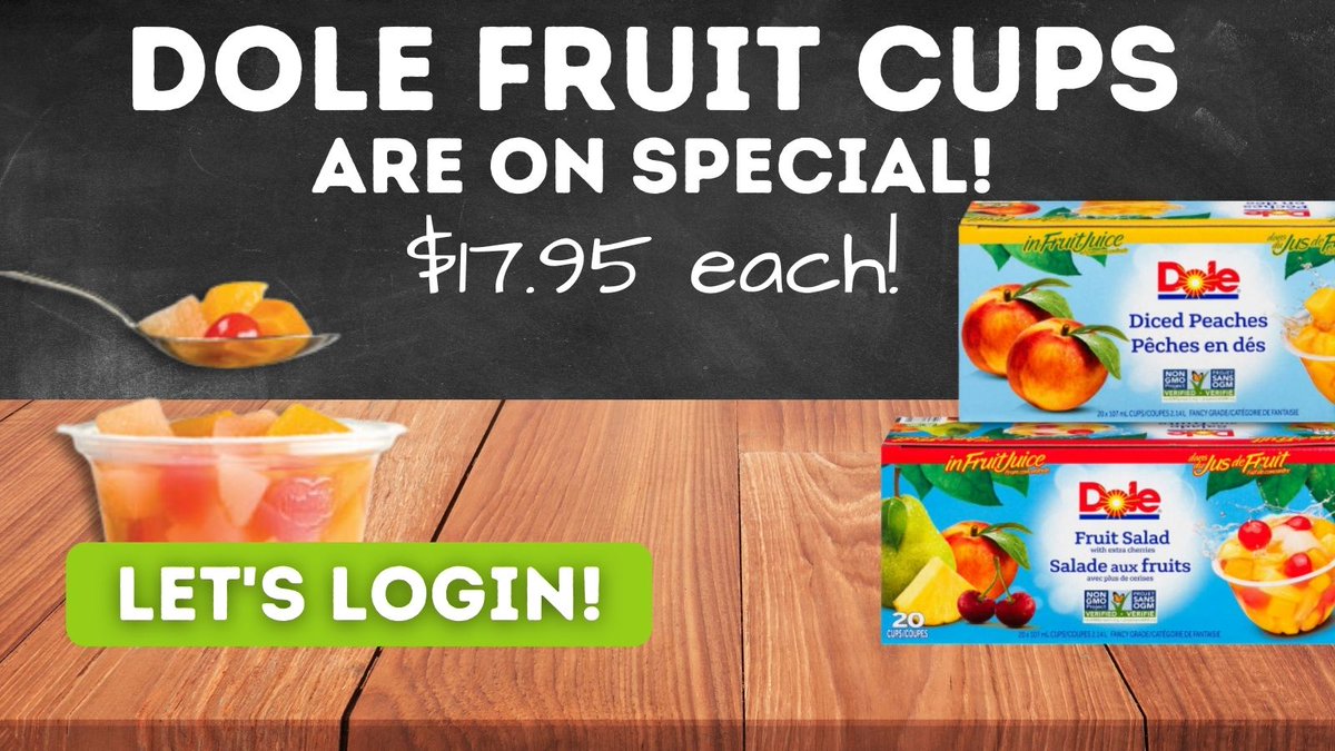 Dole fruit cups are on special this week! Produce Express offers 3 different kinds. Fruit salad, Dice Peaches, and Mandarin Orange. One of the  perfect snacks for schools! produceexpress.ca/schools/