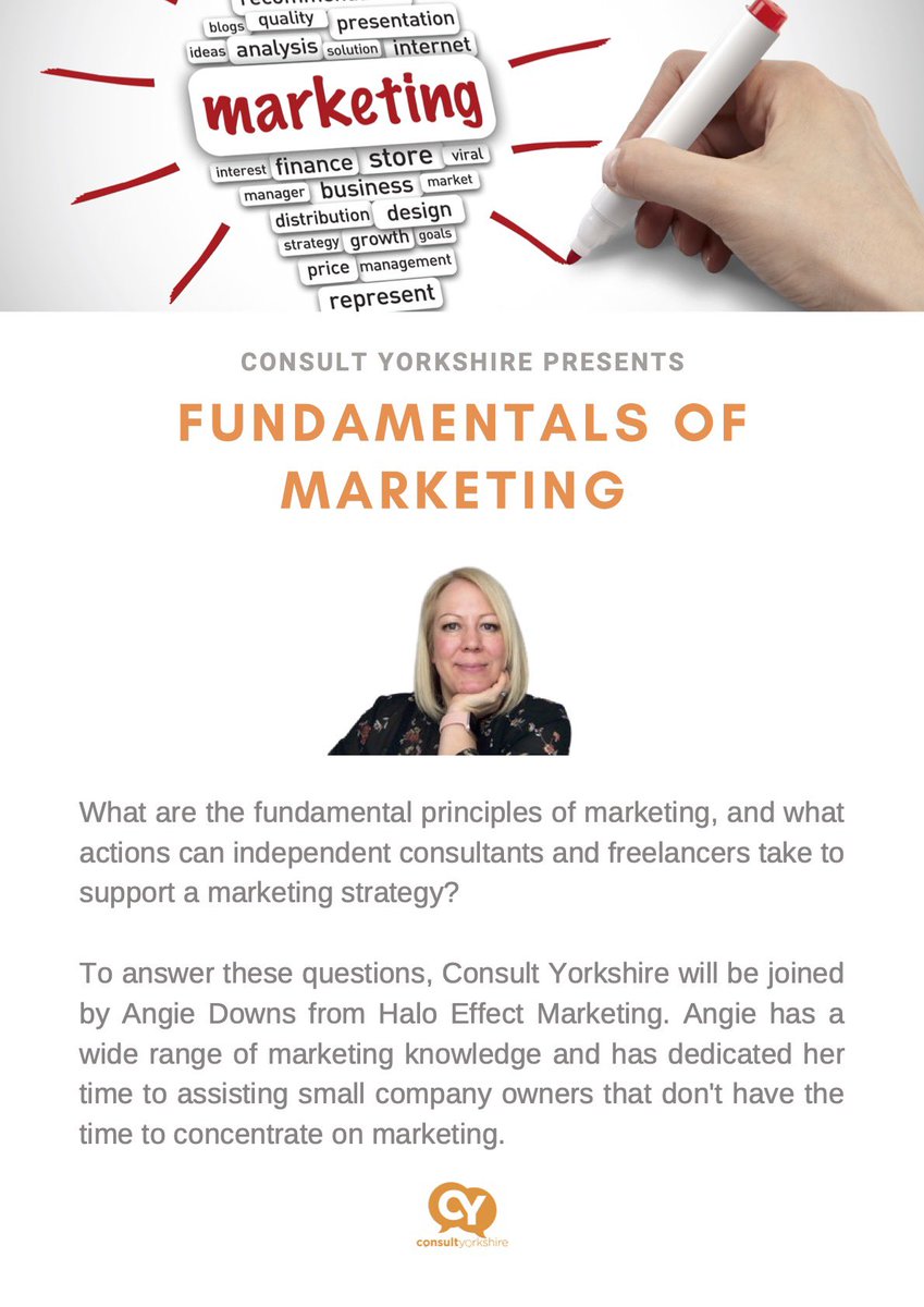 consultyorks's tweet photo. Consult Yorkshire are really pleased to be back tomorrow at 9.30am for our first meeting of 2022! 

We will be joined by Angie Downs from Halo Effect Marketing, a strategic marketing consultancy based in York. 

#yorkshire #freelancer #consultant https://t.co/f79xKrD0Ca