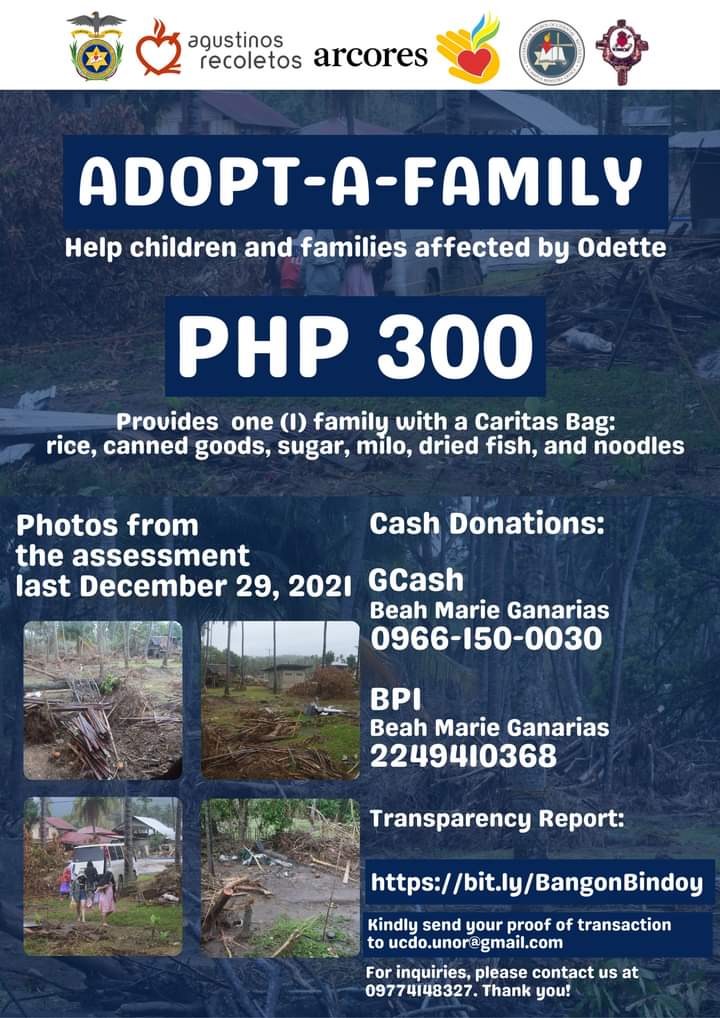 ucdounor's tweet photo. A month has passed since super typhoon #OdettePH tore through several cities and municipalities in Southern Negros Occidental and Oriental, leaving thousands of people displaced without electricity and housing, and with limited resources to get by. https://t.co/F655iUxQq0