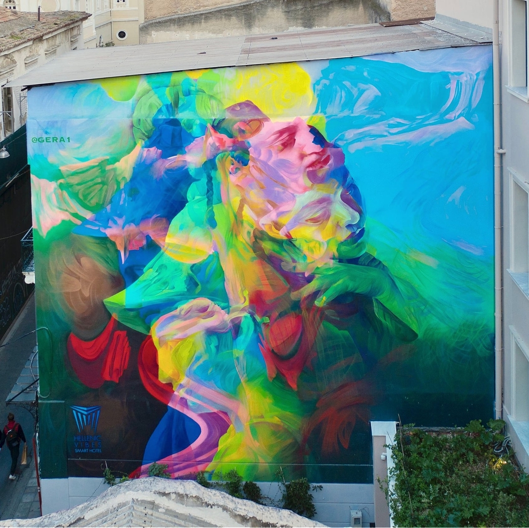 brababella's tweet photo. #Streetart by #Gera1 @ #Athens, Greece, for #HellenicVibesSmartHotel
More pics at: https://t.co/V245f6Jb92 #arteurbana #urbanart #murals #muralism #contemporaryart #artecontemporanea https://t.co/TticNhfCsI