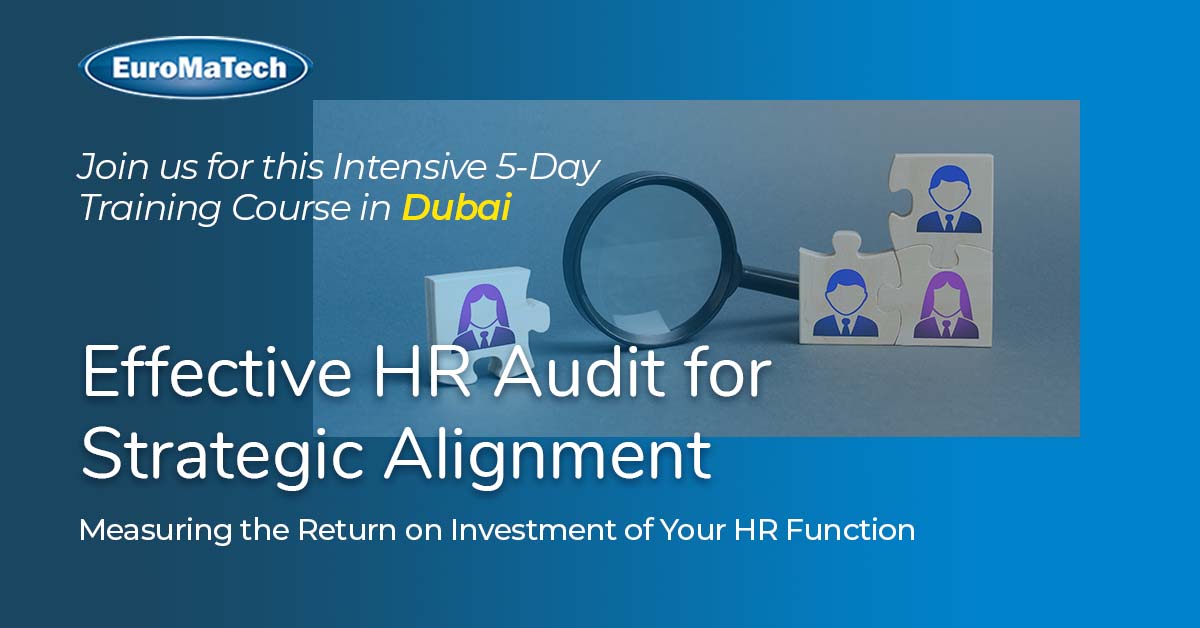 euromatech's tweet photo. Effective HR Audit for Strategic Alignment
Measuring the Return on Investment of Your HR Function
Enroll now!
https://t.co/JWfM18f09B
#euromatech #effectivehraudit #hraudit #startegicalignment #hrfunction #humanresources #hrmanagement #classroomtraining #dubai https://t.co/yxadwaIKu9