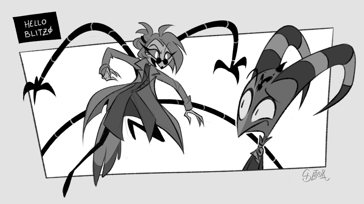 SatorRotas's tweet photo. Doc Oc(tavia)?
This is what happens when you ramble with friends at 3 am

#HelluvaBoss  #Octavia  #Blitzo https://t.co/8gbWWQgUOJ
