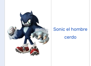 Sergi_ND's tweet photo. Sonic el hombre cerdo. https://t.co/KqwRA06TbP