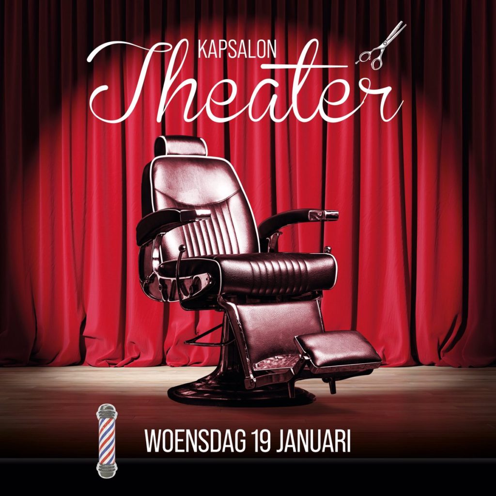 ✂️ We sluiten ons aanstaande woensdag tussen 14.30 en 17.00 uur aan bij de landelijke actie 'Kapsalon Theater'. We doen het superveilig, dus lees onze voorschriften goed door. Koop jouw ticket voor de shift om 14.30 of 16.00.  
👉 denieuweregentes.nl/agenda/2022/01…