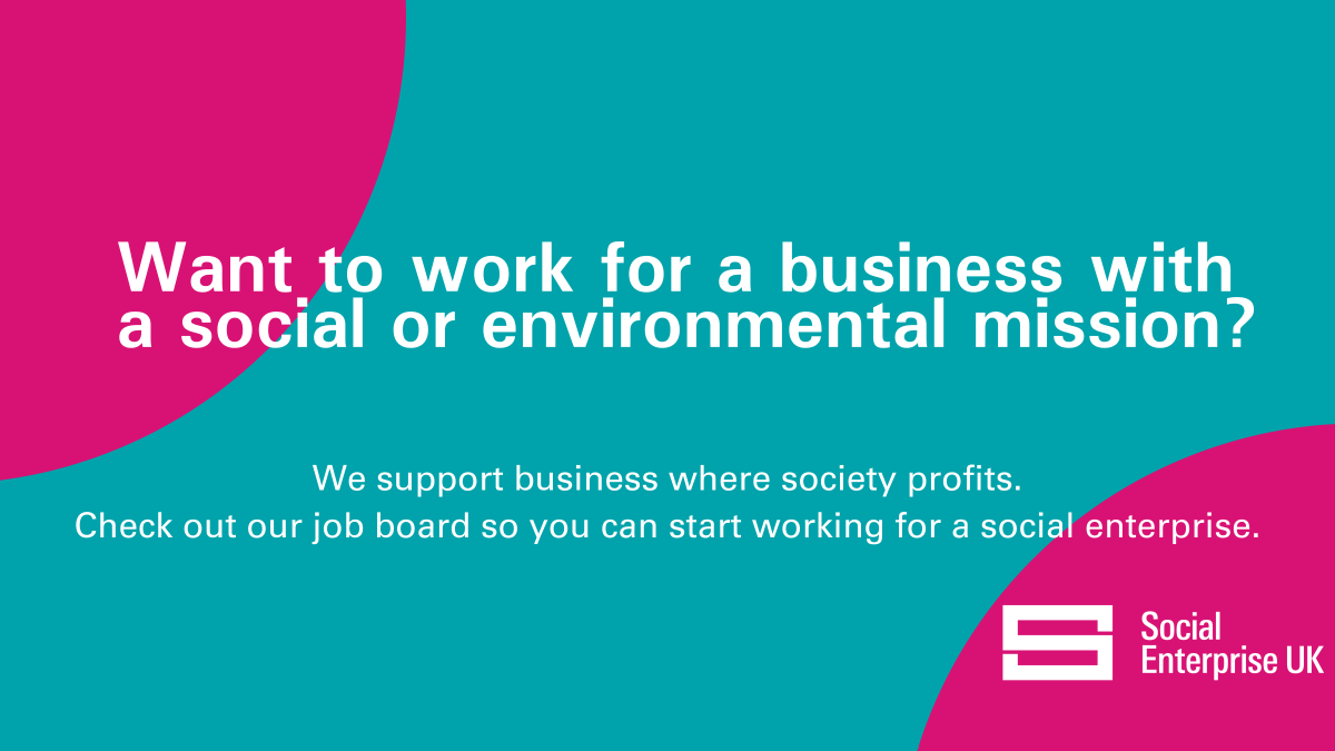 ➡️Find work that matters to you and the world in 2022 at our job board.

The latest positions are with these social enterprises:

⭐<a href="/goldfingerHQ/">Goldfinger</a> 
⭐<a href="/StGilesTrust/">St Giles</a> 
⭐<a href="/MicroRainbow/">Micro Rainbow</a>
⭐<a href="/Made_In_Hackney/">Made In Hackney is crowdfunding! Ⓥ 🌱</a> 

socialenterprise.org.uk/sector-jobs-bo…