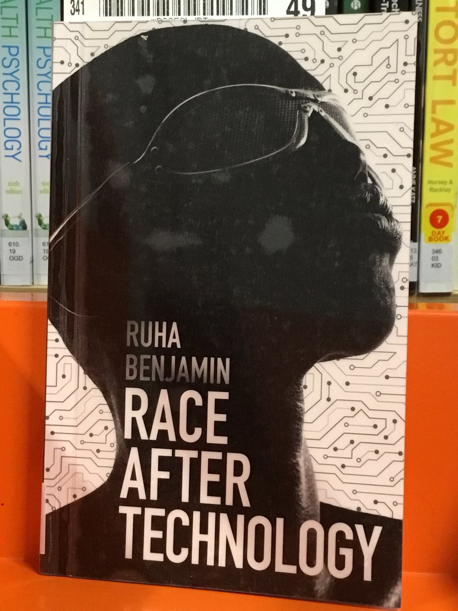 AldrichLib's tweet photo. Fascinating new book just in: 'Race after Technology' by @ruha9 explores bias and discriminatory practices in digital tools made by the tech industry
https://t.co/vlYqWCwxjL
#AldrichNewBooks #Decolonializing https://t.co/6Bz87iPHfQ