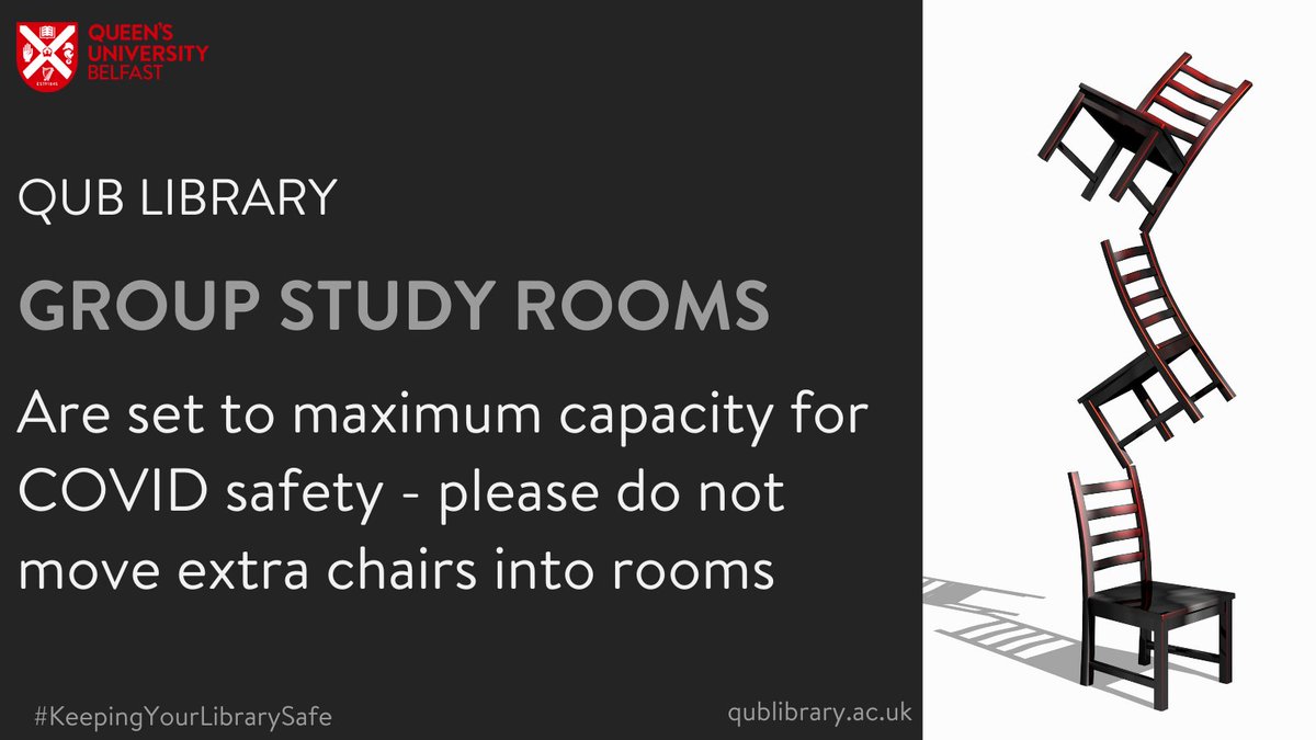 QUBLibrary's tweet photo. #KeepingYourLibrarySafe https://t.co/YeMNDRuH4W