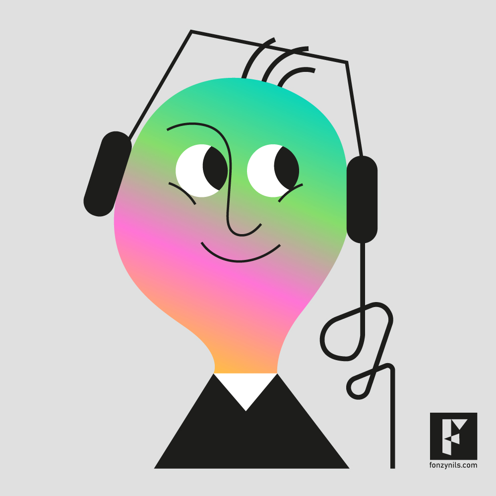 FonzyNILS's tweet photo. Musicolors🎧🌈
#fonzynils #illustration #music #colors #characterdesign #gradients #design #digitaldrawing https://t.co/DiqTUJoRD5