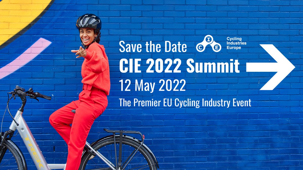 Cycling_Ind_EU's tweet photo. ๐ข SAVE THE DATE: The Premier EU #Cycling Industry Event ๐ฒ๐ช๐บ๐ #CIE2022Summit
๐ 12 May 2022
#zerocarbonmobility #changingthewaywemove #innovation #leadership #vision2030 #ClimateAction https://t.co/qUgn5Ttb6X