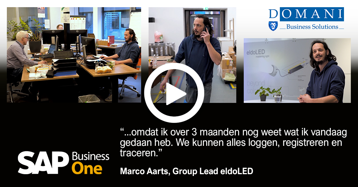 Domani_BS's tweet photo. Weten hoe gebruikers @SAPBusinessOne ervaren? Kies dan zelf een #eldoLED professional bij wie u aansluit in deze interactieve video.
Hoor hoe deze groeiende organisatie de dagelijkse processen ondersteunt met #SAPBusinessOne software.
🎬👉https://t.co/aKXTYoACI9 https://t.co/q3OwMv8Rwy
