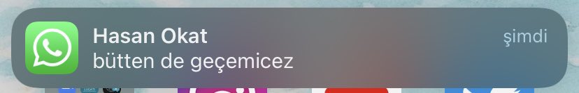 1 yeni mesaj: @hasermest