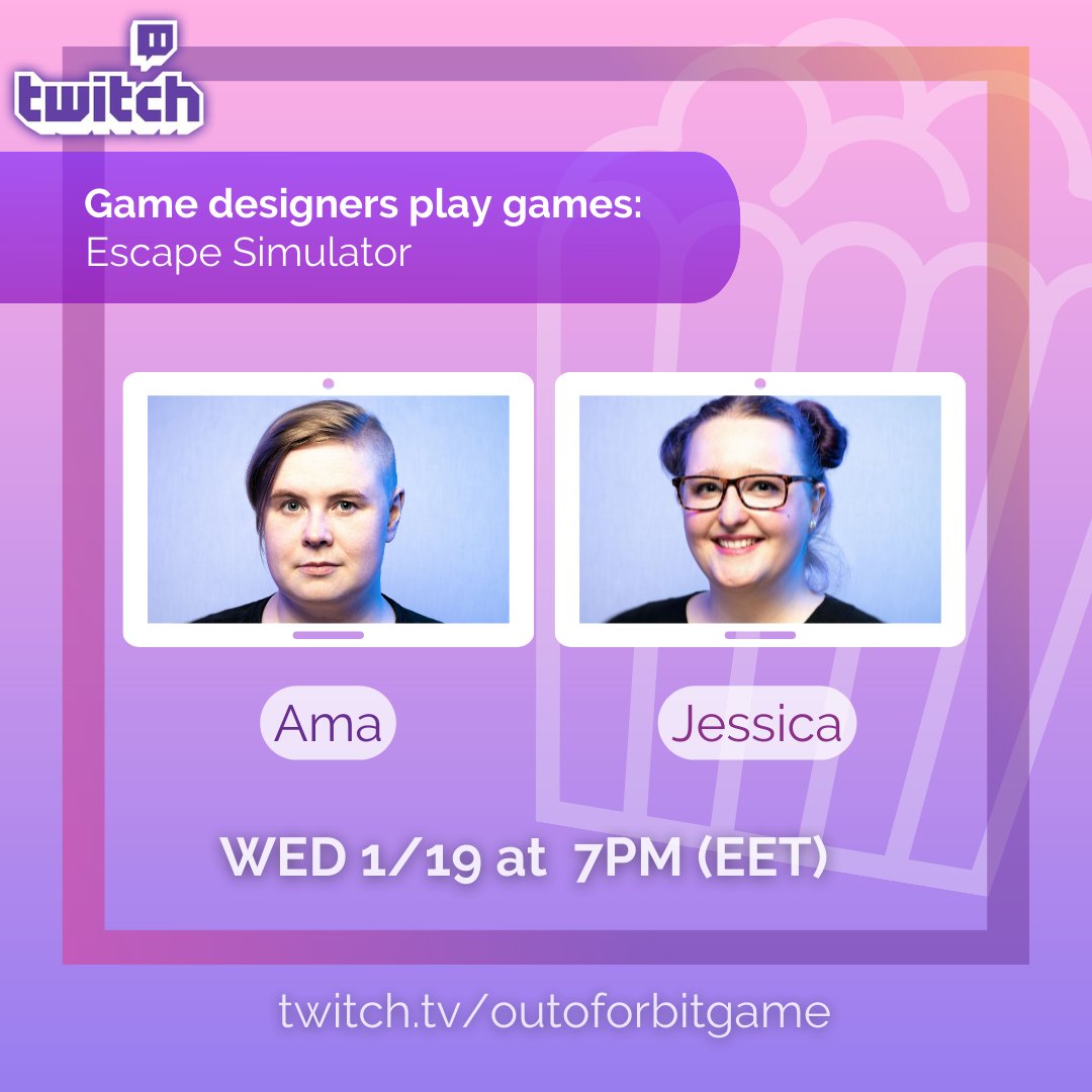 beyondplayfi's tweet photo. Wednesday on https://t.co/GeaRAk53jN, Ama and Jessica continue with Escape Simulator!
#stream #streaming #twitch #livestream #escapesimulator #game #games #gaming https://t.co/3lQnVjYyHG