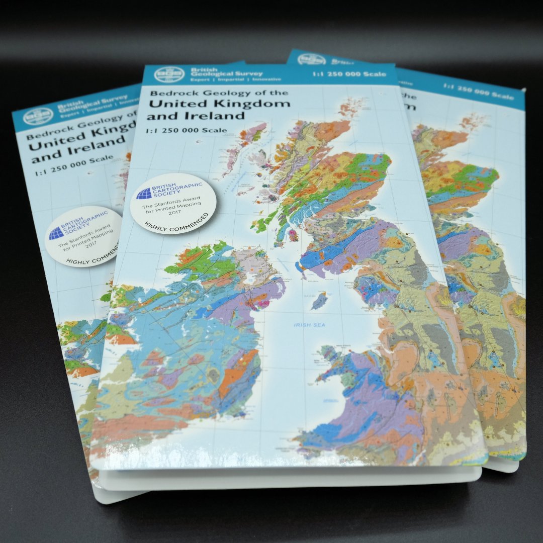 geologyshop's tweet photo. Our award winning Bedrock Geology of the UK and Ireland map is a great starting place for understanding the diverse geology surrounding us.
Available online: https://t.co/wUdnR2g6BG
@BritGeoSurvey #GeologyMap https://t.co/PWfUh8FdNe