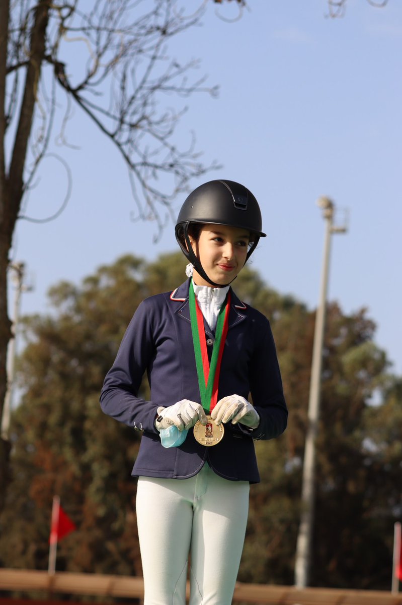frmse_ma's tweet photo. Championnat du Maroc 🇲🇦 2021
Poney A - Dressage
🥇 Sofia Outaleb & Talgarth Timothy
🥈Mohamed Kassou & Simba
🥉Neyl Selosse & Windwillow
#frmse #cdm21 #championship #morocco https://t.co/dLYcF7vo26