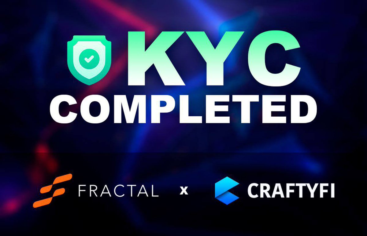 We have successfully completed KYC by Fractal! 🥳

Smart contract audit in processing, stay tuned! ⚔️