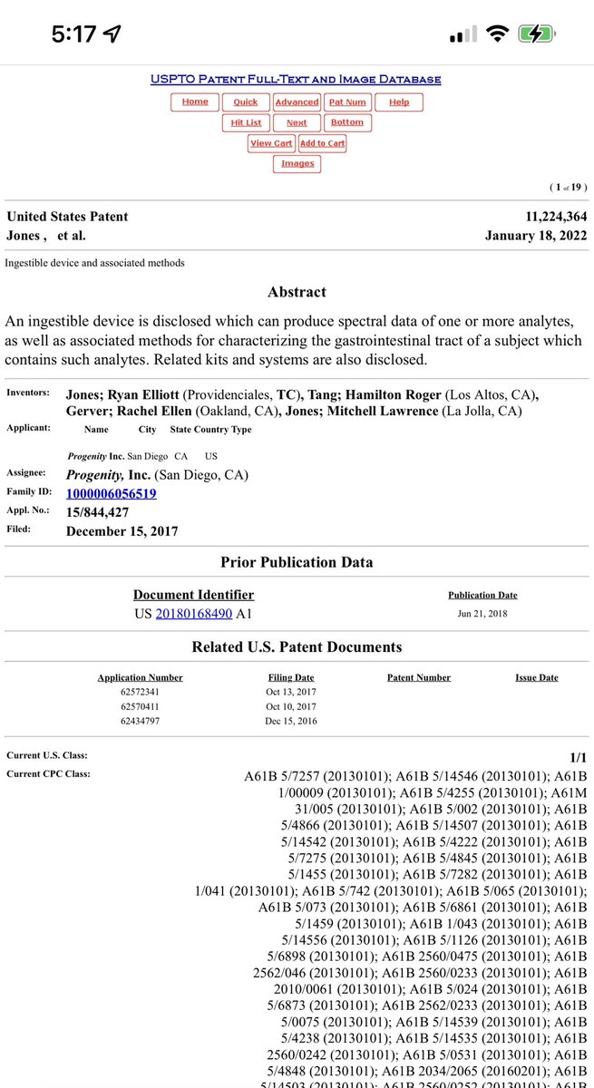 $PROG as expected, patent issued.  patft.uspto.gov/netacgi/nph-Pa…