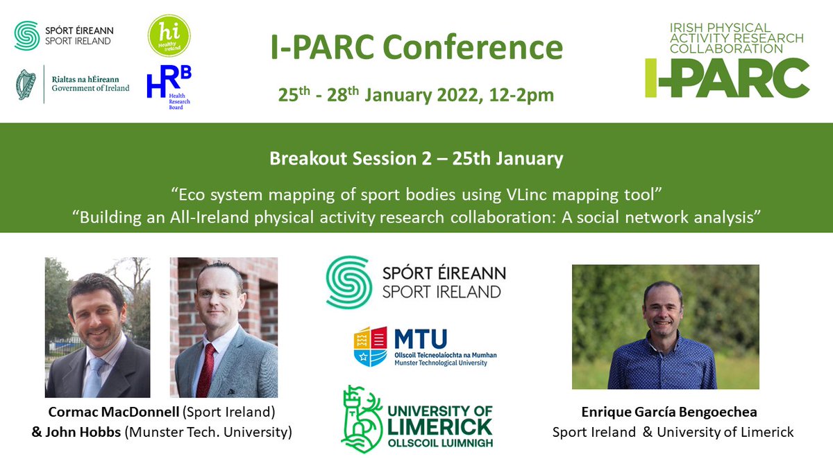 🚨 I-PARC Conference 2022 - Day 1 25th January 

Registration Open &amp; FREE

👉 Check out the full conference programme:  
i-parc.ie/?p=2205 

👉 Register by clicking here:
us02web.zoom.us/meeting/regist…

#IPARC #IPARC2022