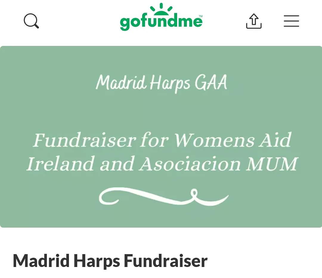 We are fundraising for two charities working towards an end to violence against women, Women's Aid Ireland and Asociación MUM (Mujeres Unidas contra el Maltrato).
Every little bit of support help and all donations will be split between the 2 charities. gofundme.com/f/madrid-harps…