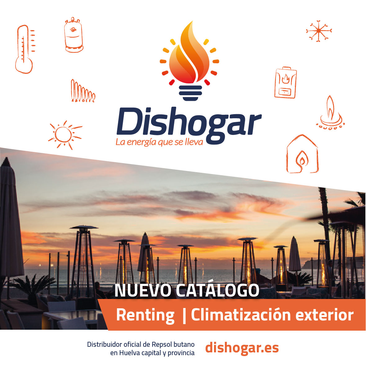 dishogar's tweet photo. 🟠 Sabemos que hace mucho frío 🥶 y por eso tenemos la solución perfecta para tu terraza particular o de negocio. Te llevamos el calor 🔥 con nuestras estufas para exterior 🔝.

✅ Consulta nuestro catálogo de alquiler.

👉🏻 https://t.co/oHtiE4Qxyo

#Dishogar #SomosTuCalor #Huelva https://t.co/FgTH2fxffV