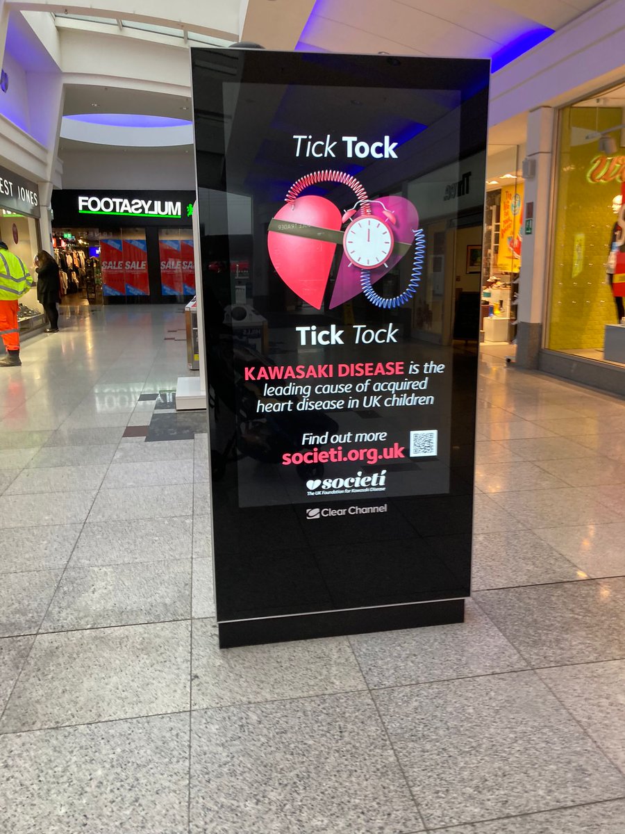 Societi_UK_KD's tweet photo. Our first sighting...

...In the middle of Brighton's Churchill square shopping centre. 🙌🏽

WOW!! Such a great destination!!

Thank you for sending it in Amy ❤ ❤❤

#Grateful #LetsGetItKnown #ForOurChildren #awarenessday #DOOH #OOH https://t.co/11uNJWzfvp