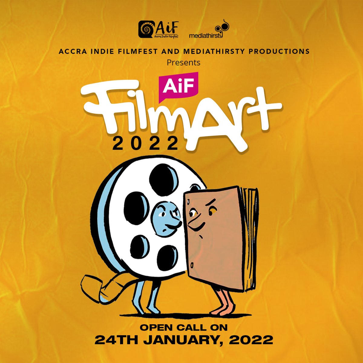Mediathirsty's tweet photo. Are you an emerging #screenwriter based in the UK? Stay tuned!
#AiFFilmArt2022 #AiFFilmArt #BritishCouncil #ShortScripts #ShortFilmScripts #AccraIndieFilmFest @accraindiefilm1 @Mediathirsty https://t.co/MNNrCZQFU3 https://t.co/NFuoUEendv #Mediathirsty https://t.co/UeVA7H5Adm