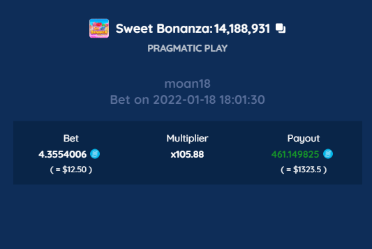 TheOwlGame's tweet photo. 🍨🍬 Sweeet 🤑🤑

#OwlGames #SweetBonanza #SweetProfits https://t.co/3gquLraro2