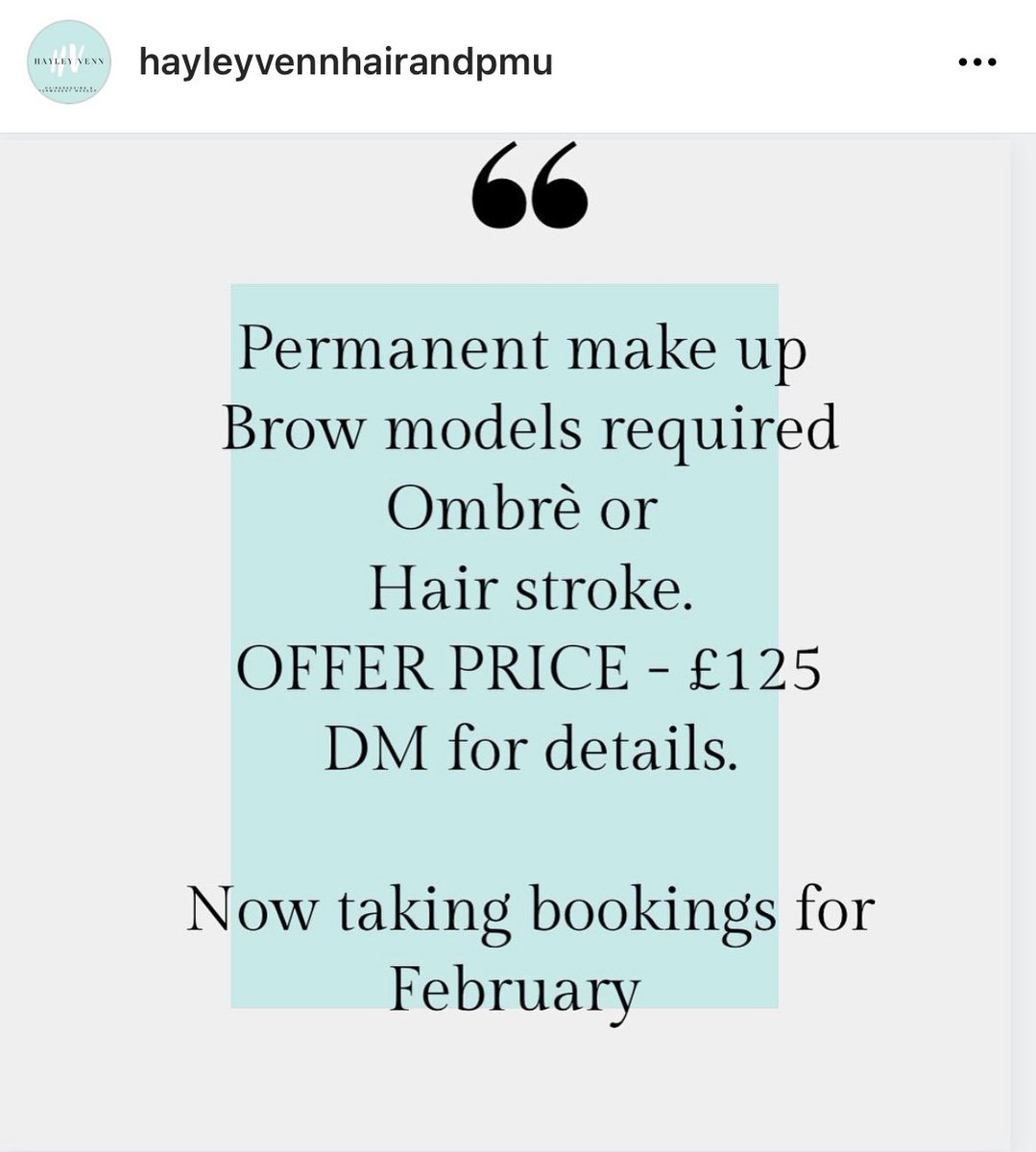 Hayley Venn - Hair & PMU tweet media