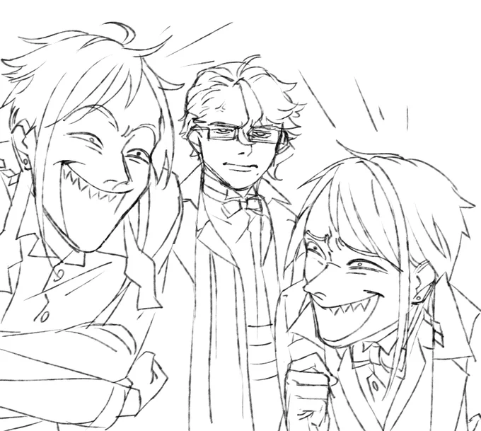 this was funnier in my head, but it's that meme with the wolves 