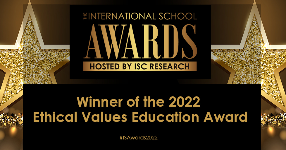 Congratulations to <a href="/BBISofficial/">BBIS Official</a>, the 2022 Ethical Values Education Award winner! Well deserved for your exceptional initiative that our judges noted 'all schools should model'.
#ISAwards2022