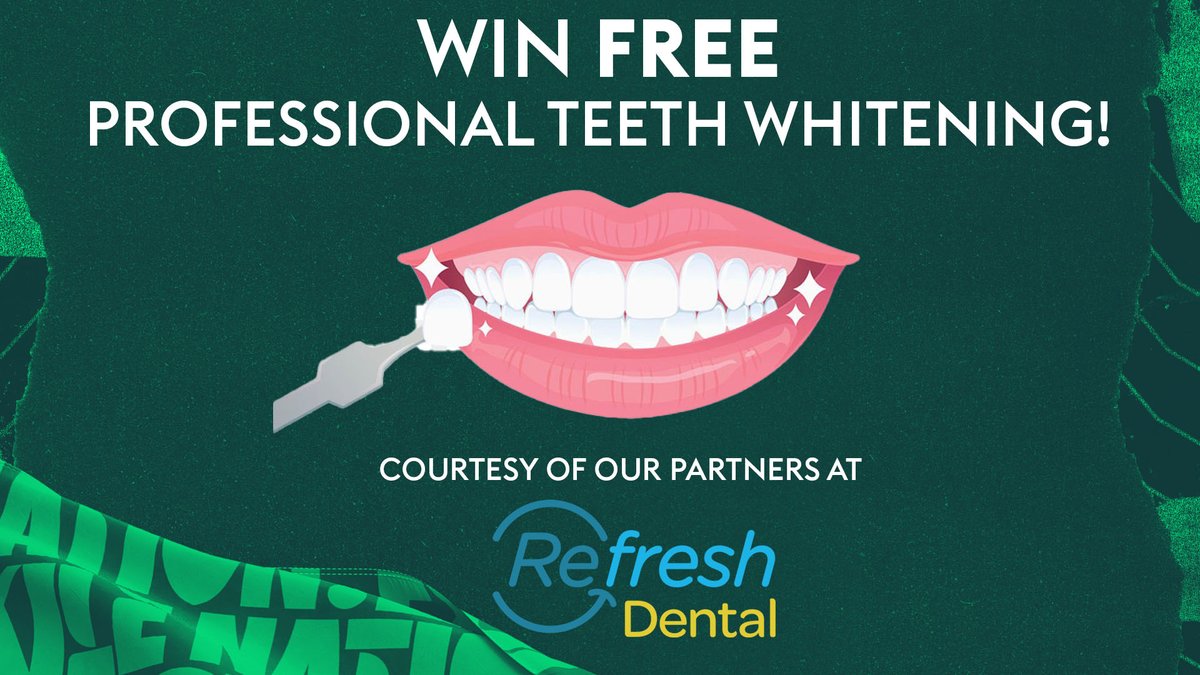 There's still time to enter our competition and win a free professional teeth whitening treatment - worth £325 - courtesy of our partners at <a href="/RefreshDental_/">RefreshDental</a>!

All you have to do is answer the question here 👉 bit.ly/3zRH3WT

The deadline to enter is midday tomorrow!