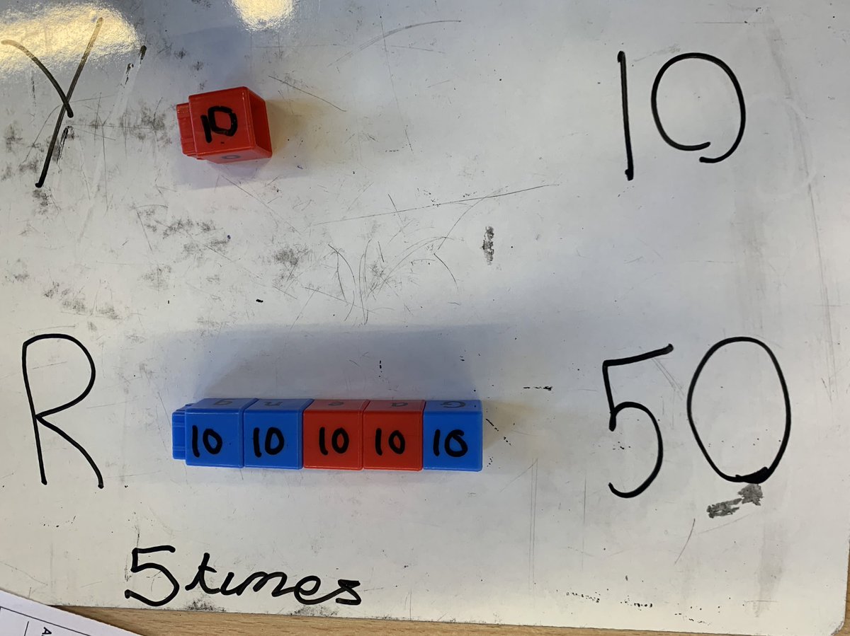 We used cubes to help us visualise the bar model when scaling numbers in <a href="/Y3ElmTree/">Elm Tree</a> we started making towers to represent the value, then moved onto using one cube to represent the number! <a href="/WoodhillSch/">Woodhill Primary School</a>