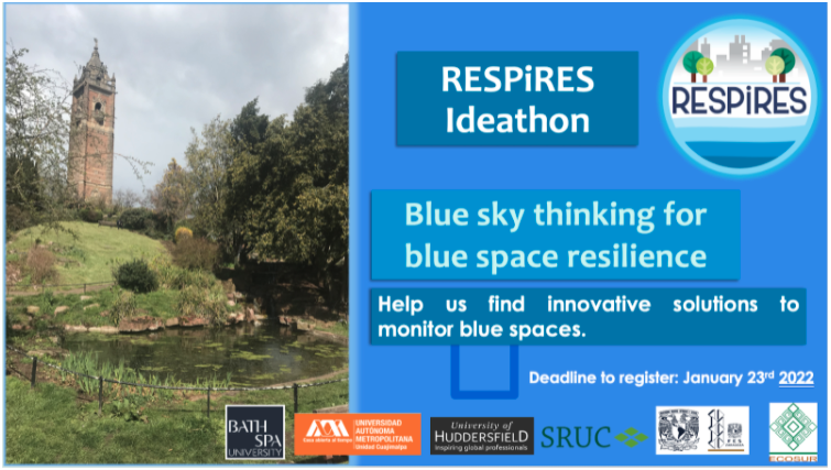 The RESPiRES project is running an “Ideathon' to develop innovative ideas to monitor and enhance urban ponds, rivers, lakes and streams. You can take part as an individual, or a team of 2-5 people. Everyone is welcome! More here: respires.org/ideathon