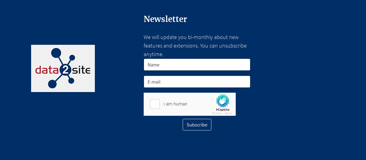 data2site's tweet photo. We've just released hCaptcha 1.4.0 for #Joomla 3 and Joomla 4. The free #hcaptcha plugin now has an Italian language file: https://t.co/s7lPIzrgtr

Our free #captcha plugin has now Dutch, English, French, German, Italian, Polish, Spanish and Turkish language files. https://t.co/lnmjfp2QZz