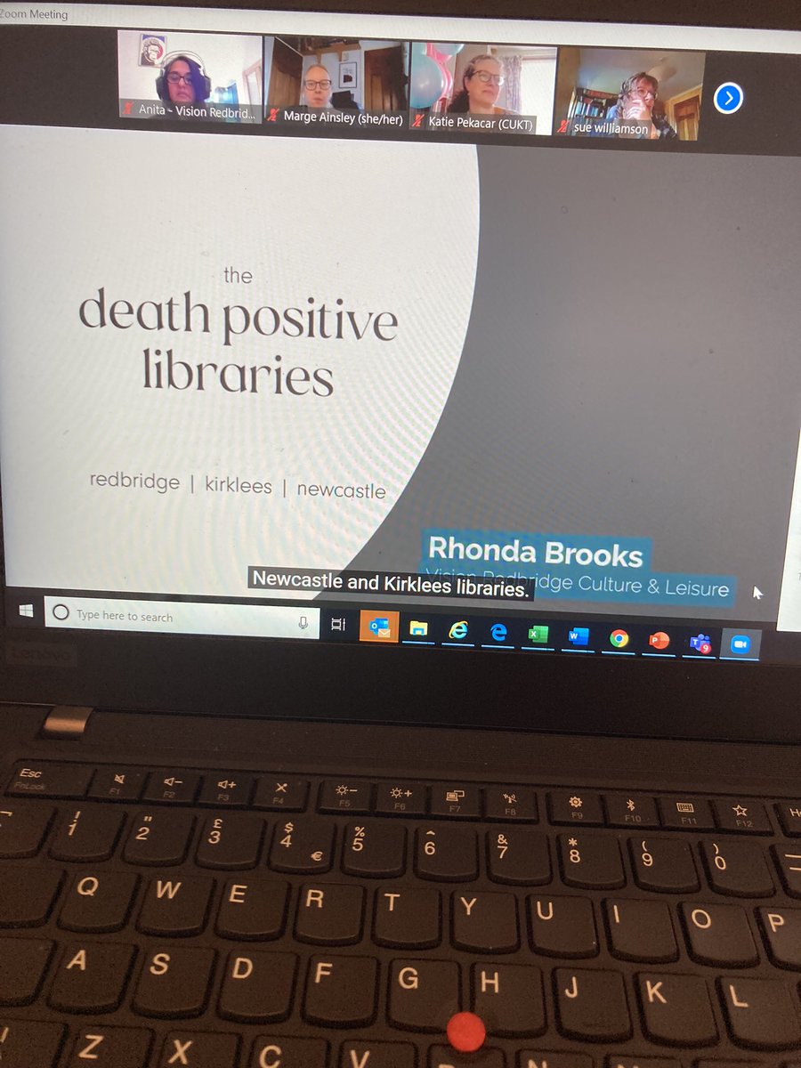 deathpositivel1's tweet photo. Great to share what @RedbridgeLibs  @KirkleesLibrary  and @ToonLibraries have been working on for last 2 yrs to break down taboos surrounding the topics of death and grief. #EngagingLibs https://t.co/RMOHaJGgCl