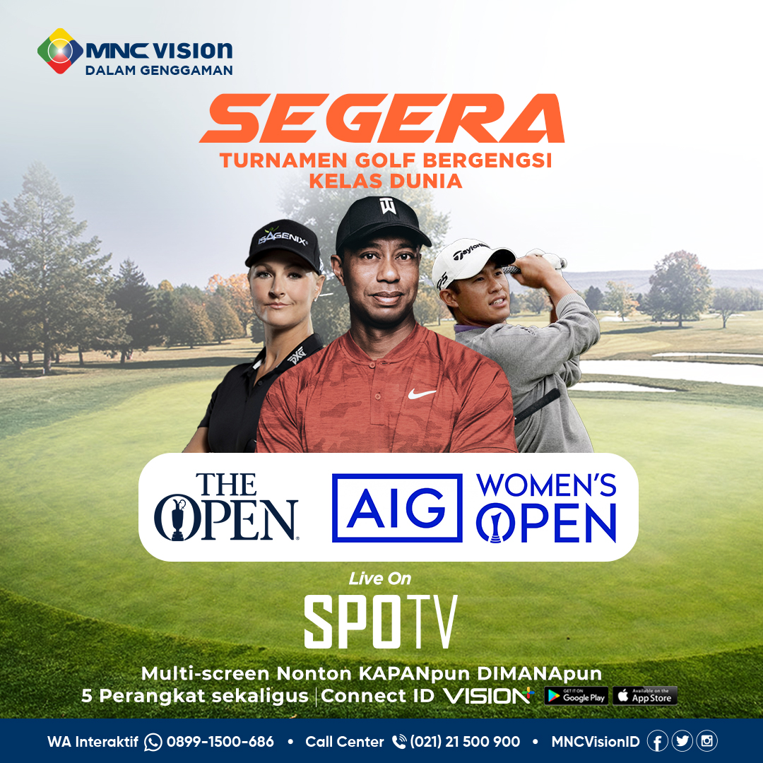 MNCVisionID's tweet photo. ⛳🏌🏻Berbagai kejuaraan golf tingkat dunia akan SEGERA HADIR DI MNC VISION! 🏌🏻⛳

Nantikan jadwal pertandingannya hanya di official akun sosial media MNC Vision!🗒️

Yuk berlangganan MNC Vision sekarang!🤩
📱WhatsApp Interaktif 24 Jam: https://t.co/2S24NSD2Py https://t.co/HiiQ5EI3pw