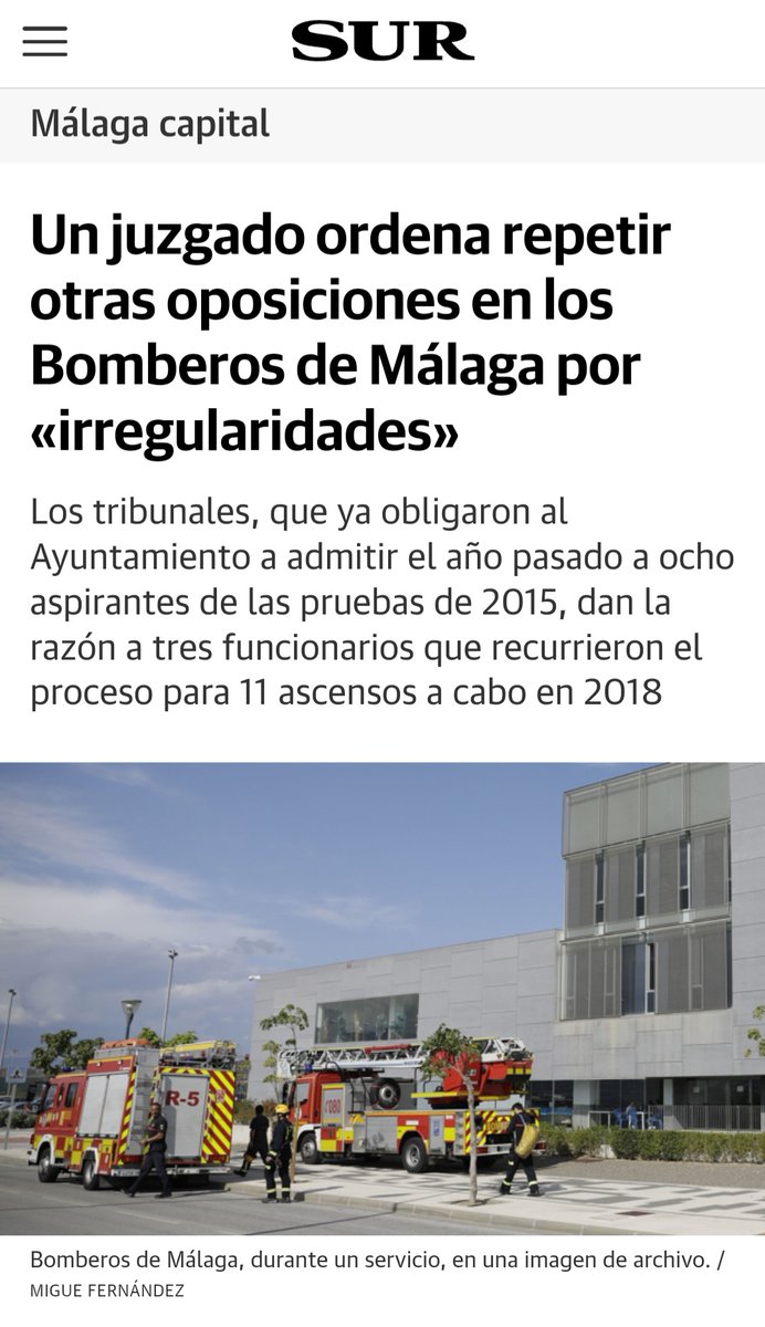 Las dis últimas oposiciones en el ayuntamiento de <a href="/malaga/">Ciudad de Málaga</a> han presentado irregularidades en su desarrollo. 
Las conductas mafiosas hay que erradicarlas y <a href="/pacodelatorrep/">Paco de la Torre</a> y <a href="/AvelinoPP/">Avelino Barrionuevo</a> parecen que no están por esa labor.
También coincide que es el mismo tribunal ¿casualidad?