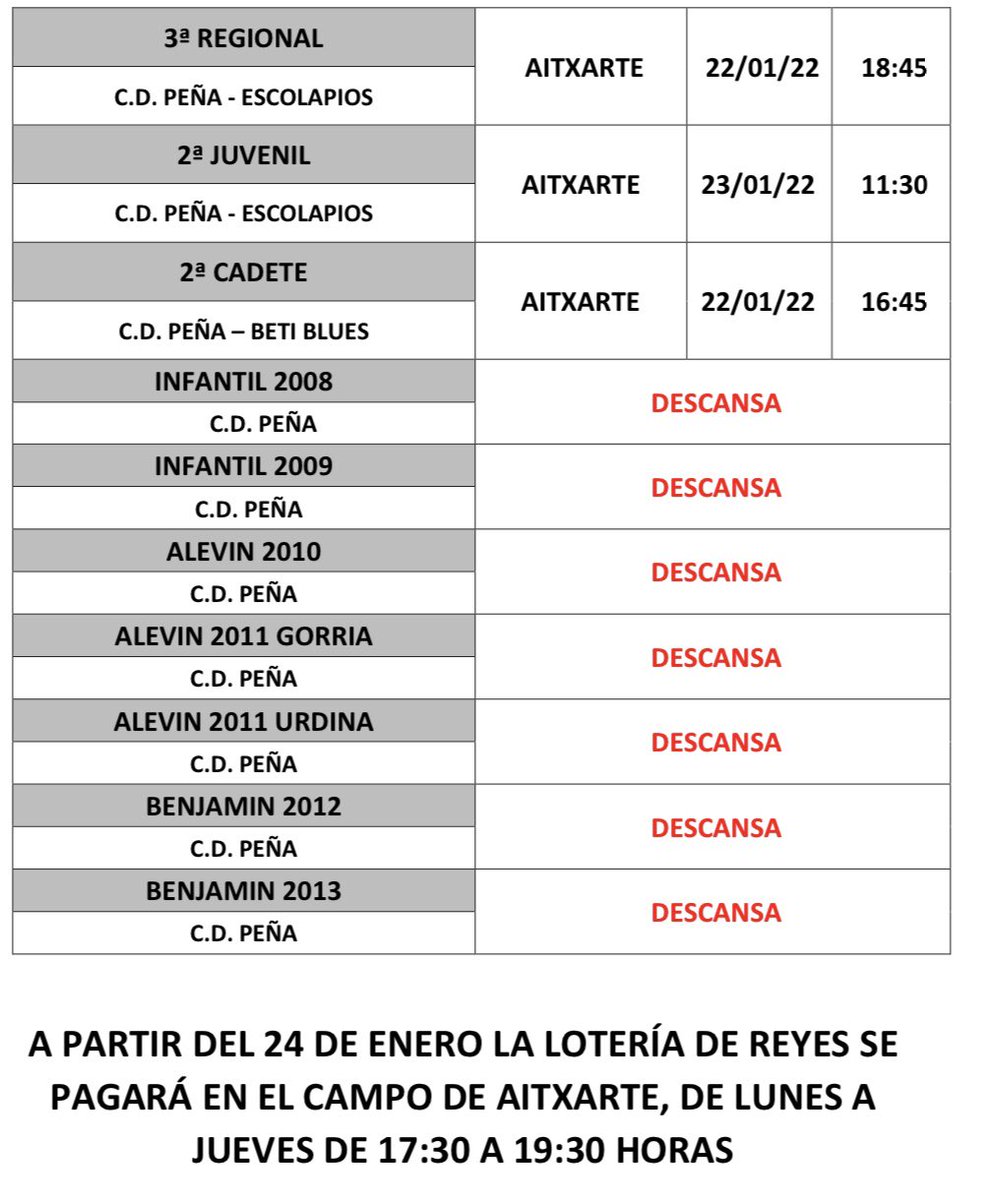 Club Deportivo Peña tweet media