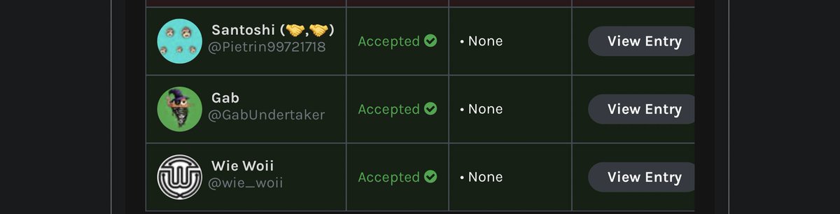 🚨🚨our winner second giveaway 🚨🚨

@Pietrin99721718 
<a href="/GabUndertaker/">Gab</a> 
<a href="/wie_woii/">why-07</a> 

i will DM u, to explain details distribution token 🎉🎉🎉