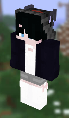 SisterBandetVT's tweet photo. First Collab in the bag! 4 hours of Minecraft with @katanachan @kiyan00200 @ResidentDjinn and chaotic viewers! and giant shoutout for the wonderful gift from @Valentine_VT who gave me a custom skin 😭❤️🫂 https://t.co/WROa4PSzNO