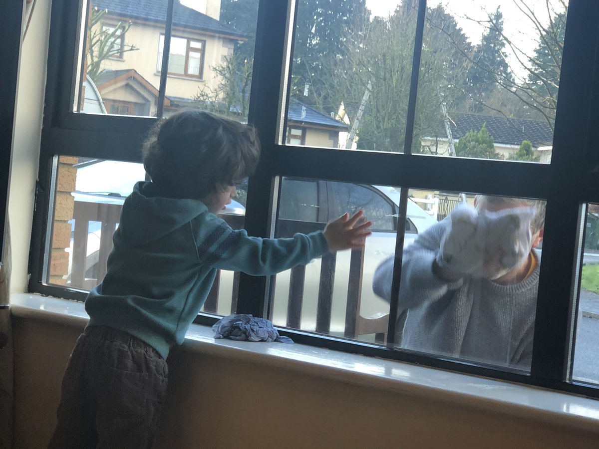 #parentinggoals #parentingtips #windowcleaning #housework #whybother #Toddler #igiveup #fingerprints #pawprints