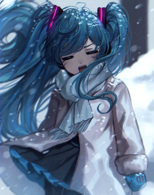 吹雪とミクさん 