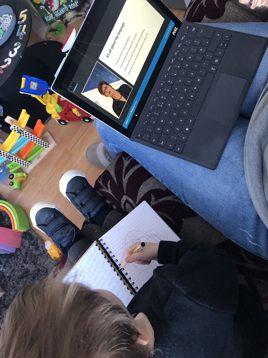 When you’ve got a helper catching up with the @PiXLPrimary @PiXLclub conference from home 🤣