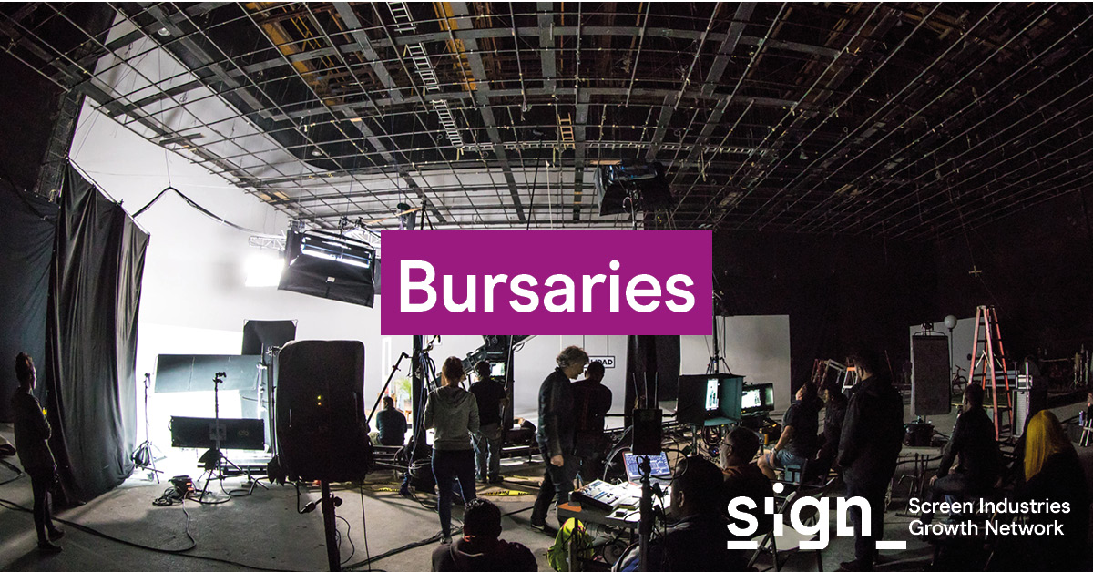 Do you want to work in #film, #TV, #animation, #games in Yorkshire and the Humber? A bursary can help you get started. Apply for up to £1,000 to help with employment or training opportunities.

Deadline is Fri 18 Feb 📆 Please share with your networks: bit.ly/32L7MIH