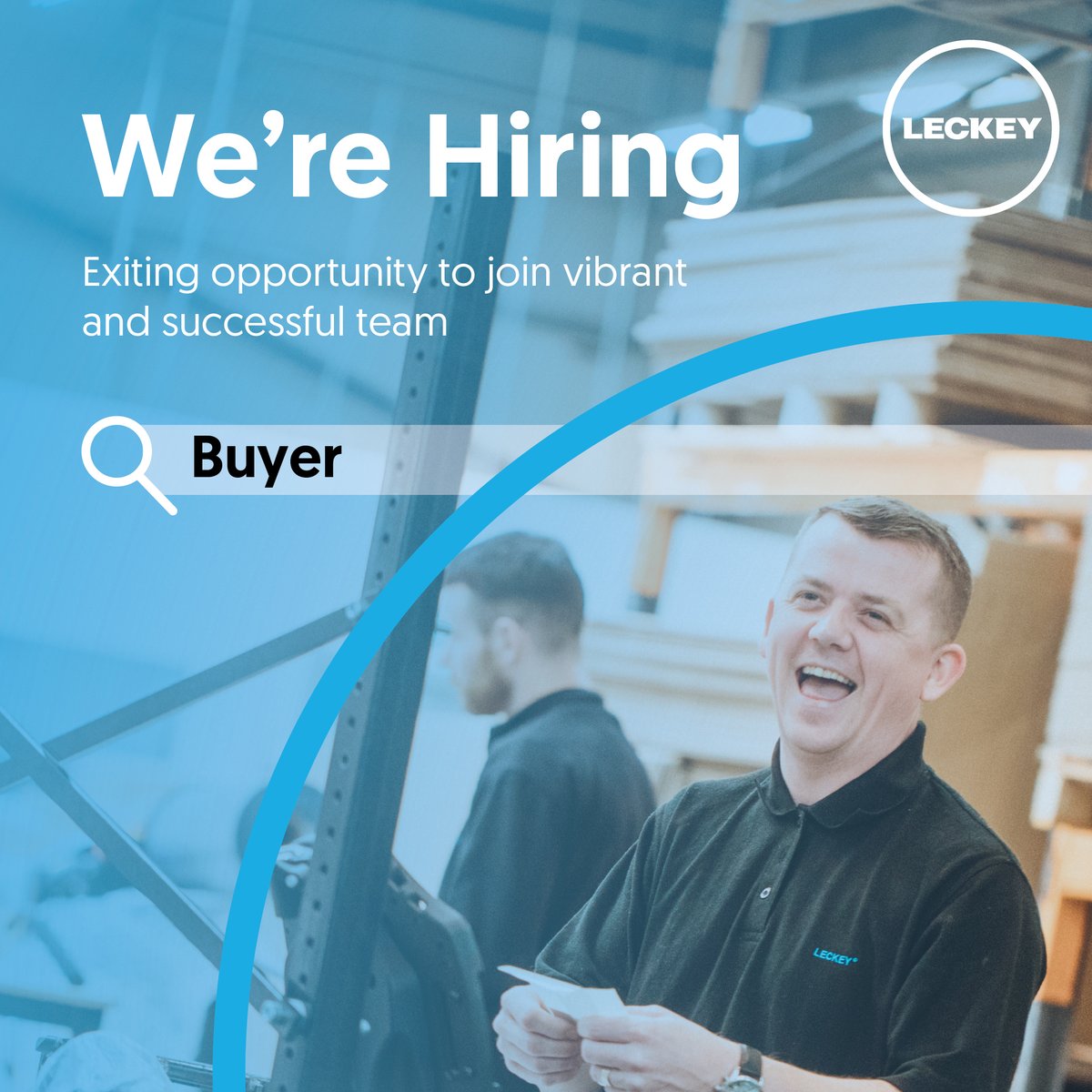 Join the Leckey team! We are currently hiring for an experienced Buyer, who can join our vibrant and successful team.

For full details and application information, click here &gt;&gt; leckey.com/leckey-jobs

#leckey #jobopportunity #buyer #leckeyjobs #hiring