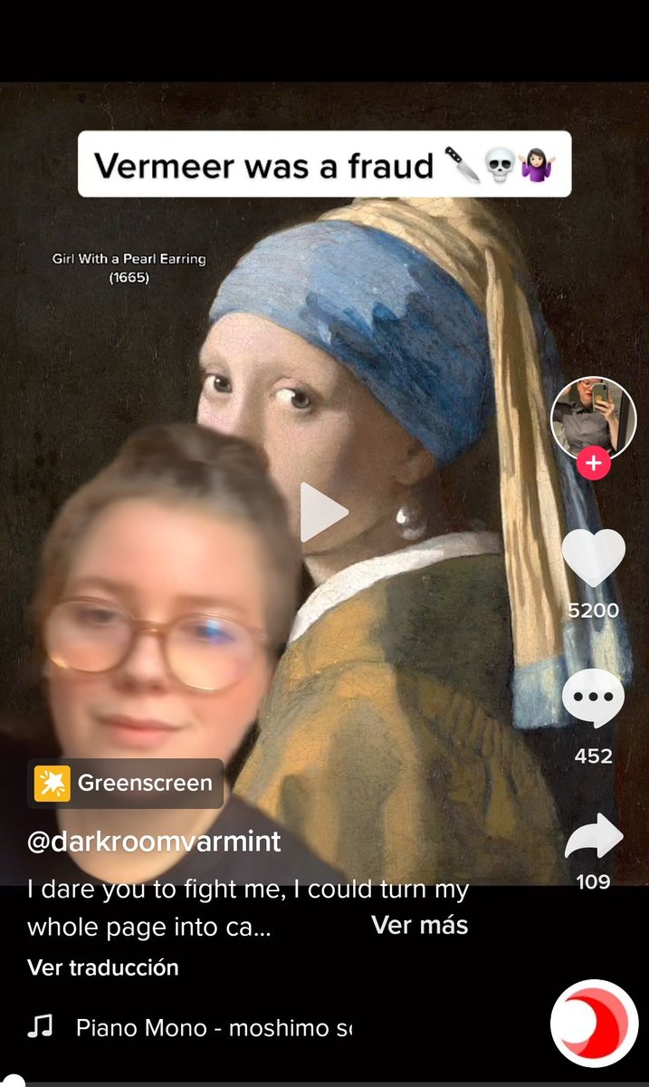 Luis_pastor's tweet image. En el lecho del dolor me he encontrado este tik tok, de una muchacha que dice que, y cito, "Painting másters don't exist!"... (suspira)... desglosemos la información, ok? Porque tiene tela.
(Seguidme)