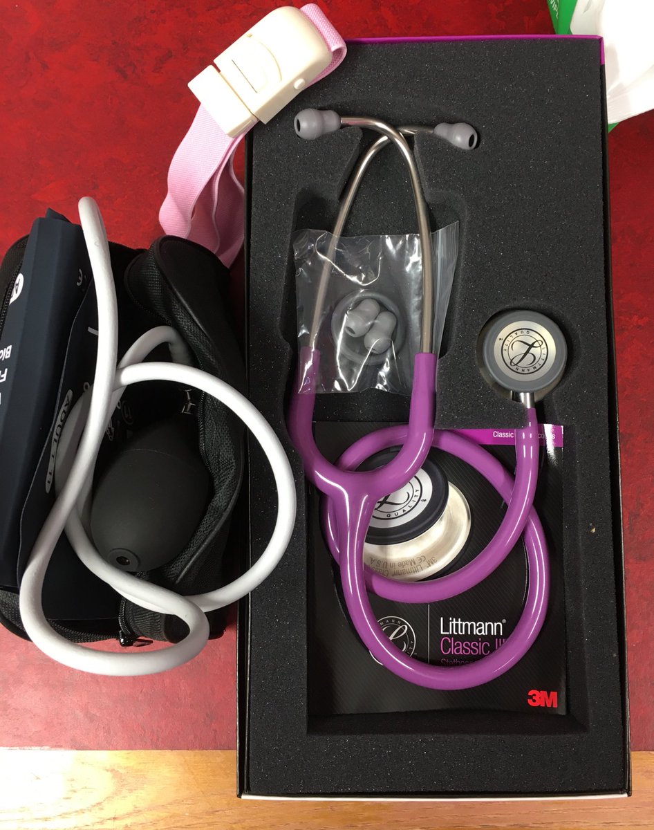 louhill_98's tweet photo. #excited I got to choose the colour of my own stethoscope.
Was always going to be in the pink/purple range 🤣❤️@LucyDuncombe2 @TeresaMCoombes @JennyJoanWalton @babydrclaire @RCNGPNForum @Karenty01843605 @NorrisSuki https://t.co/8ZJnL3fnkY