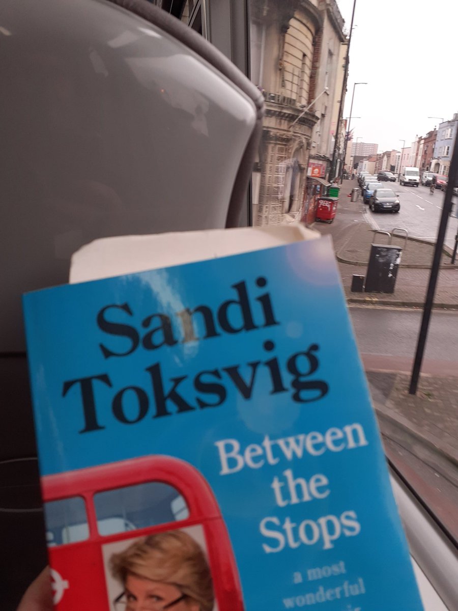 lmalyondraws's tweet photo. Heading home on no.48 and enjoying reading this. Seems fitting but I should really be looking out the window according to @sanditoksvig @FirstBusnews Book borrowed from my local library, naturally @BristolLibrary #whybooksmatter #borrownotbuy https://t.co/6xwqXu38KH