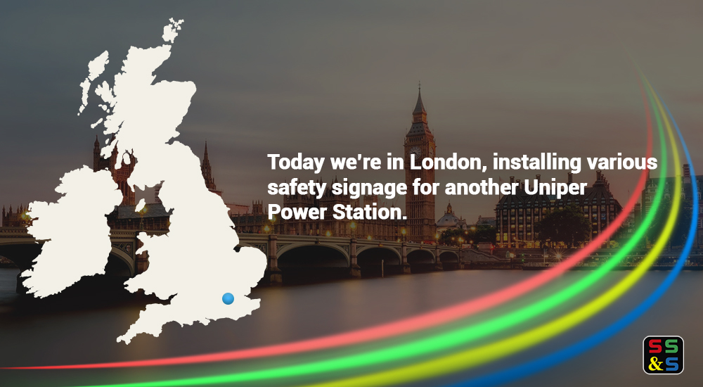 SignsSafetySurv's tweet photo. Today the team is in London, installing various safety signage for yet another Uniper Power Station!

#signsurvey #safetysigns #signinstallation #signage #powerstation #london #Uniper https://t.co/V494OkOCg1