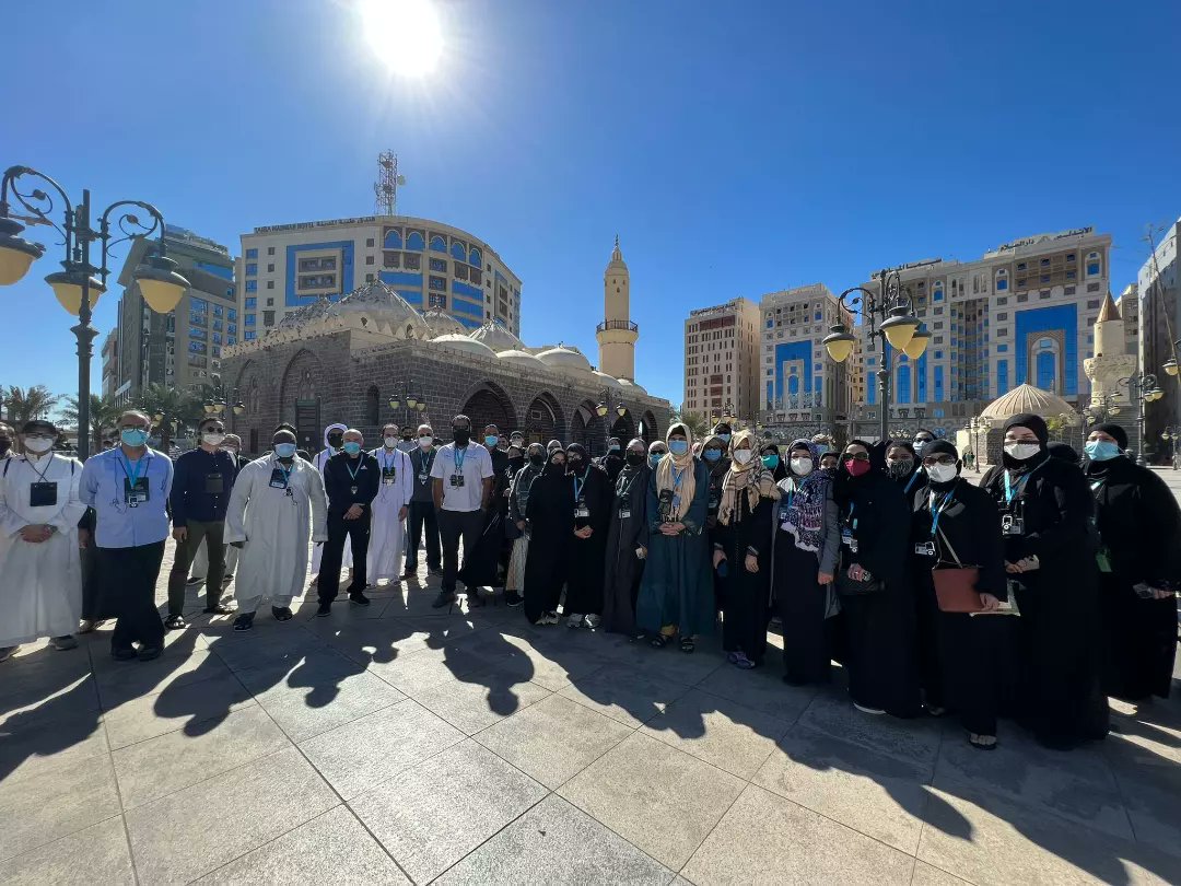 Masha'allah Our group had a fascinating day at #almadinah_almunawarah before heading to #Makkah to perforn their #Umrah Join our next group for the next upcoming #Umrah trip dstworldtravel.com/umrah2022/ #DST #Umrah2022 #Travel #Saudi #Islam #WinterUmrah #muslim #muslimah #bismillah